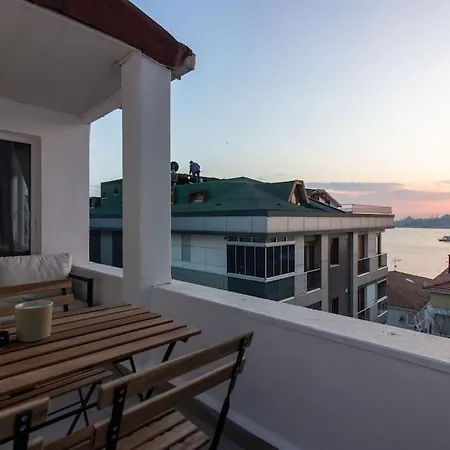 Apartman Studio W Fascinating Bosphorus View And Terrace!