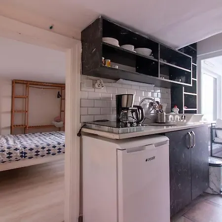 Studio W Fascinating Bosphorus View And Terrace! Apartman